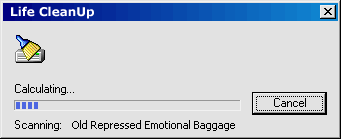 Lifescan Cleanup Dialog Box
